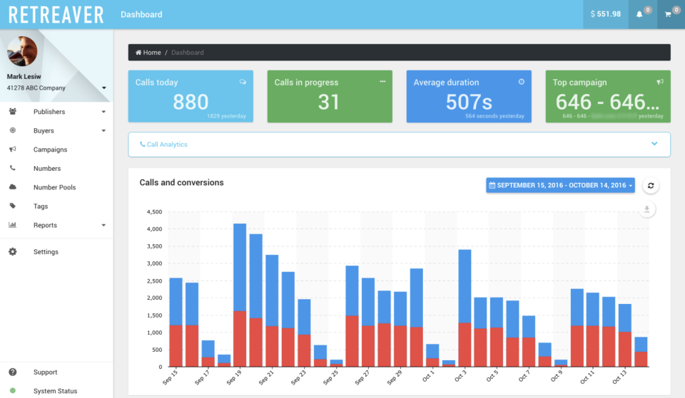 screenshot of Retreaver