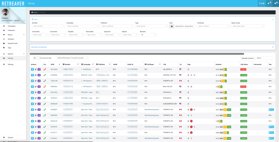 screenshot of Retreaver