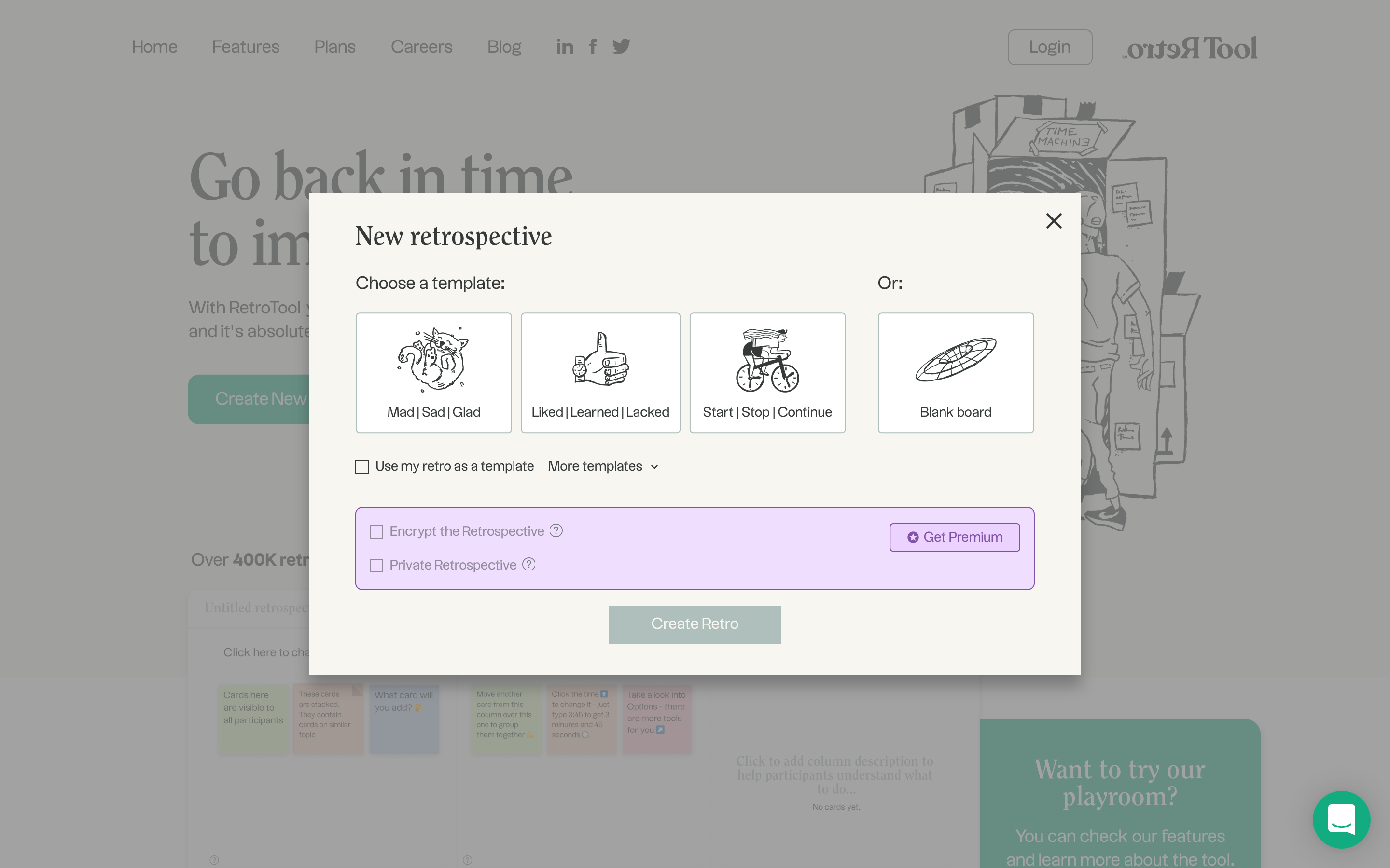 screenshot of RetroTool