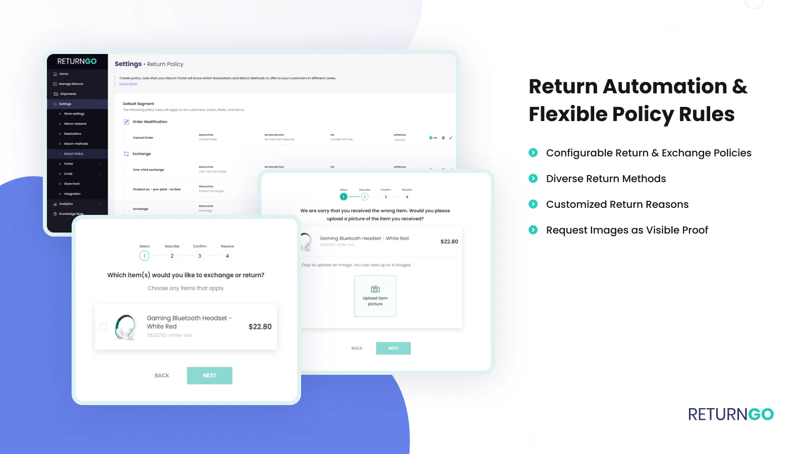 screenshot of ReturnGO
