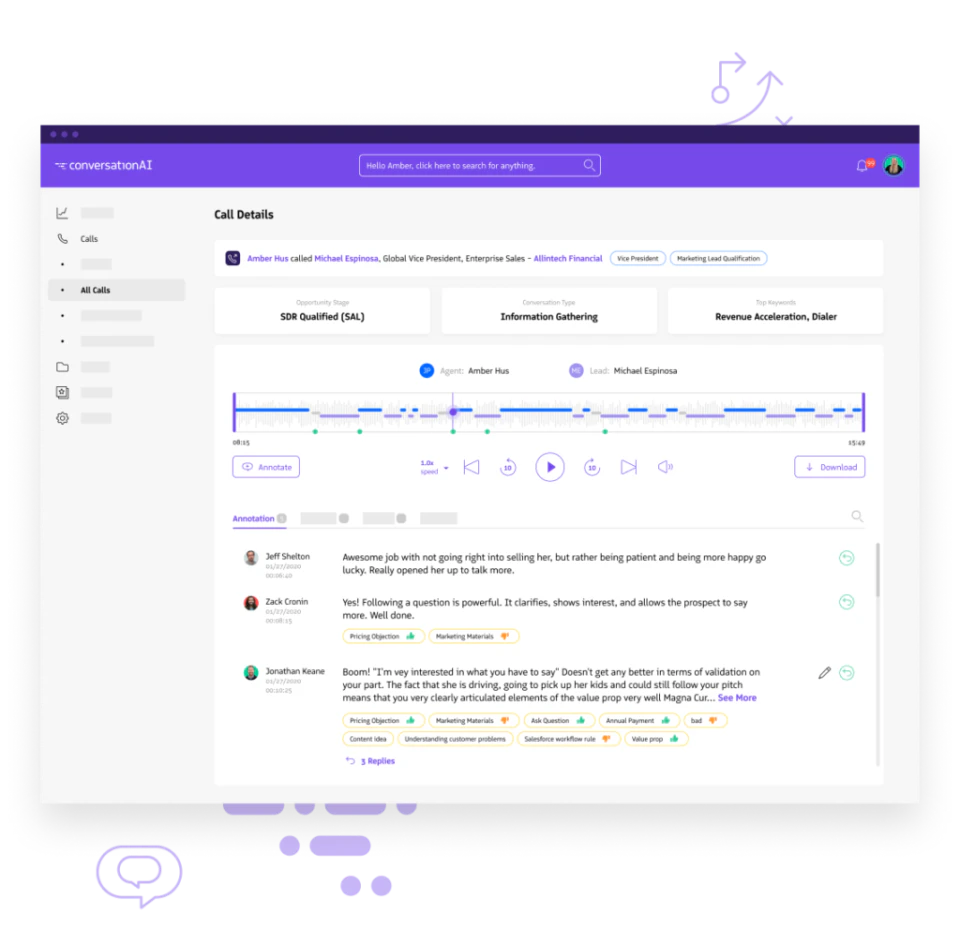 screenshot of Revenue.io