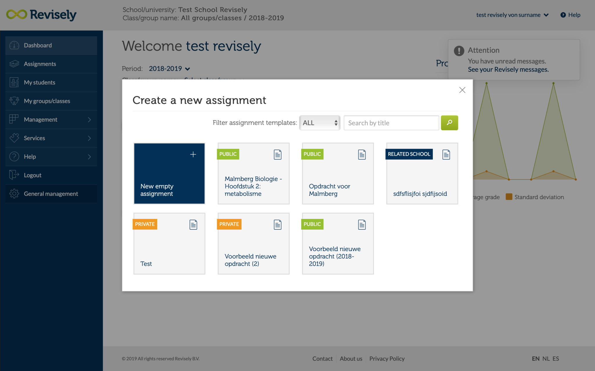 screenshot of Revisely