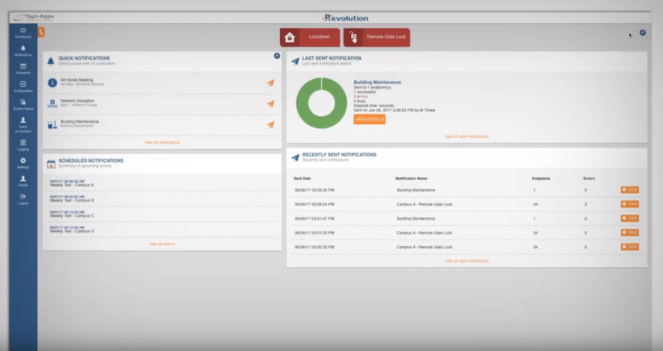 screenshot of Revolution