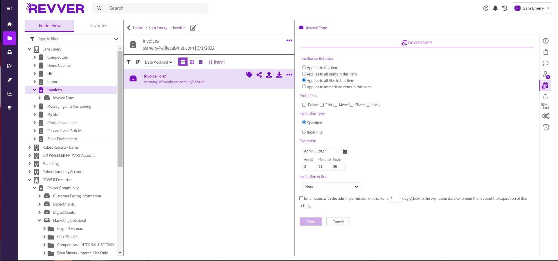 screenshot of Revver