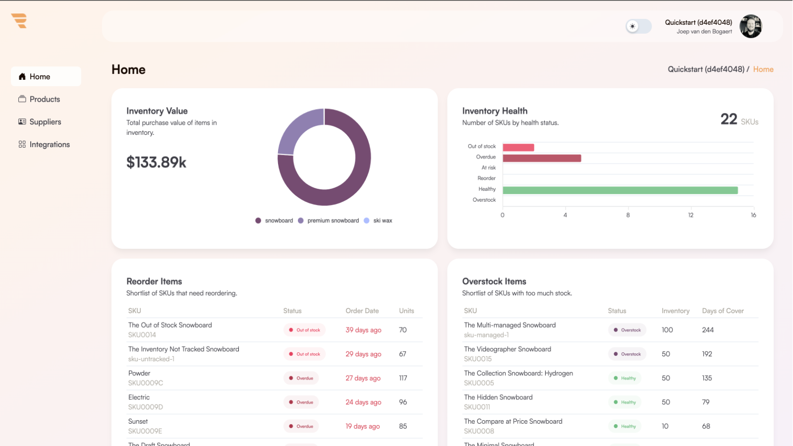 screenshot of Rewize