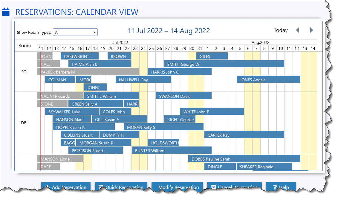 screenshot of RezEasy