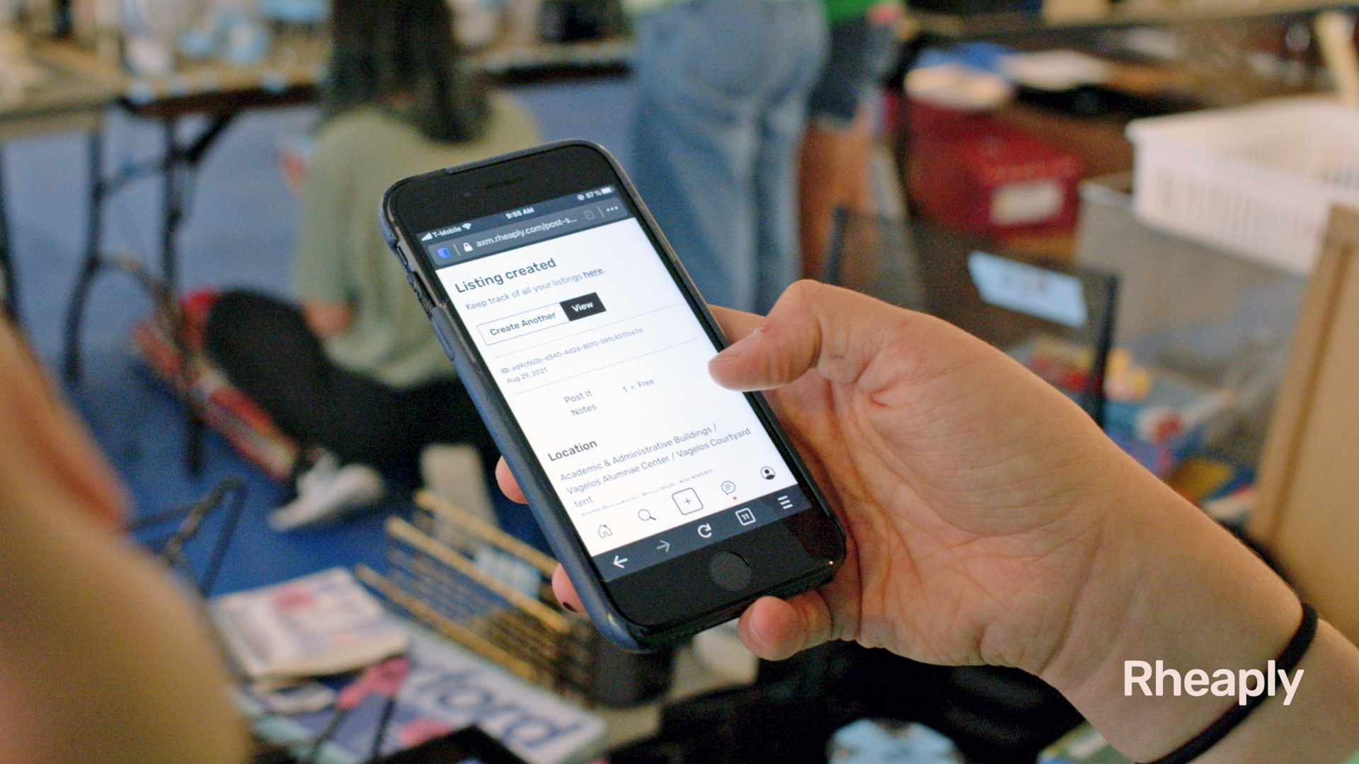 screenshot of Rheaply