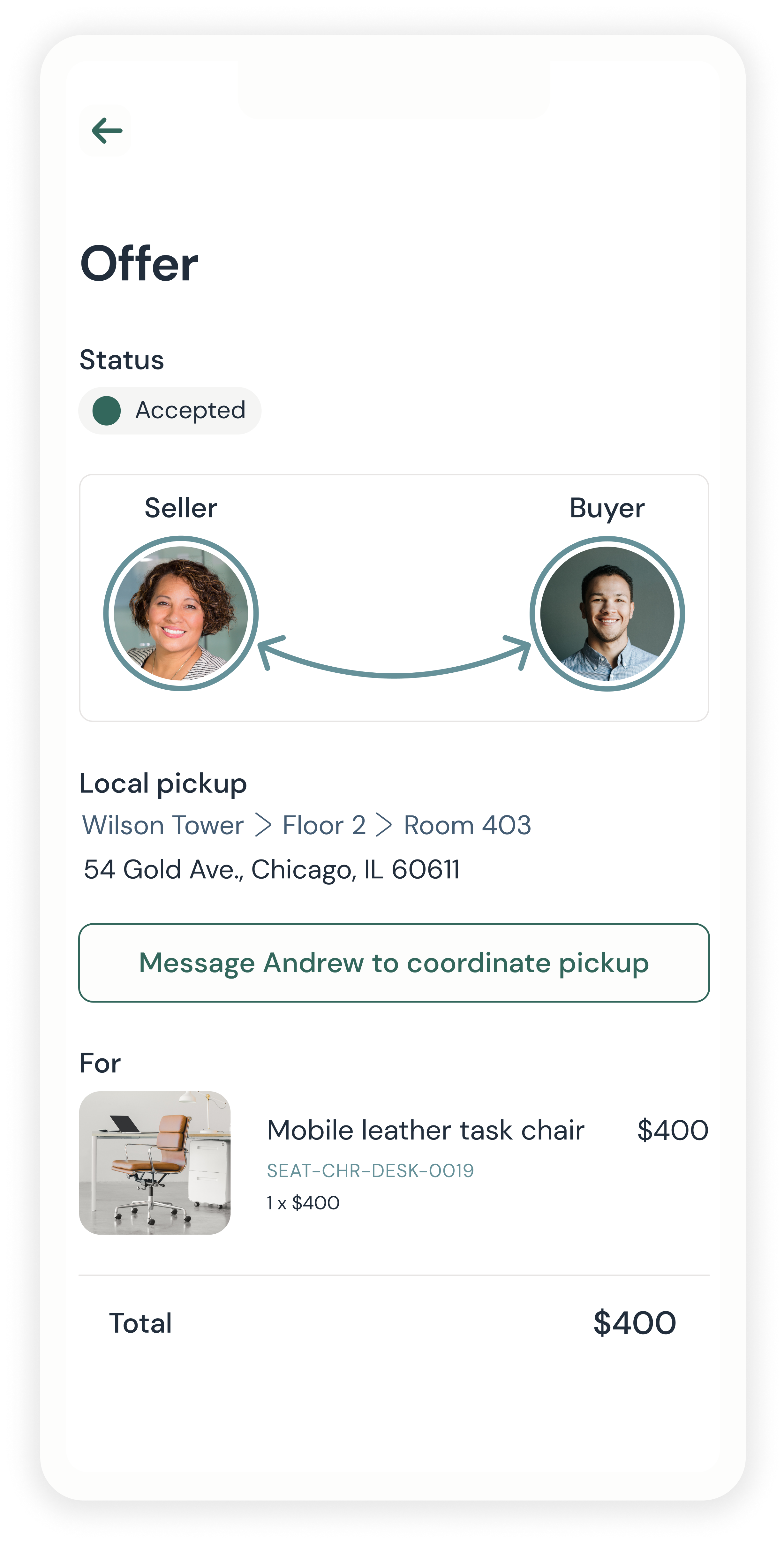 screenshot of Rheaply