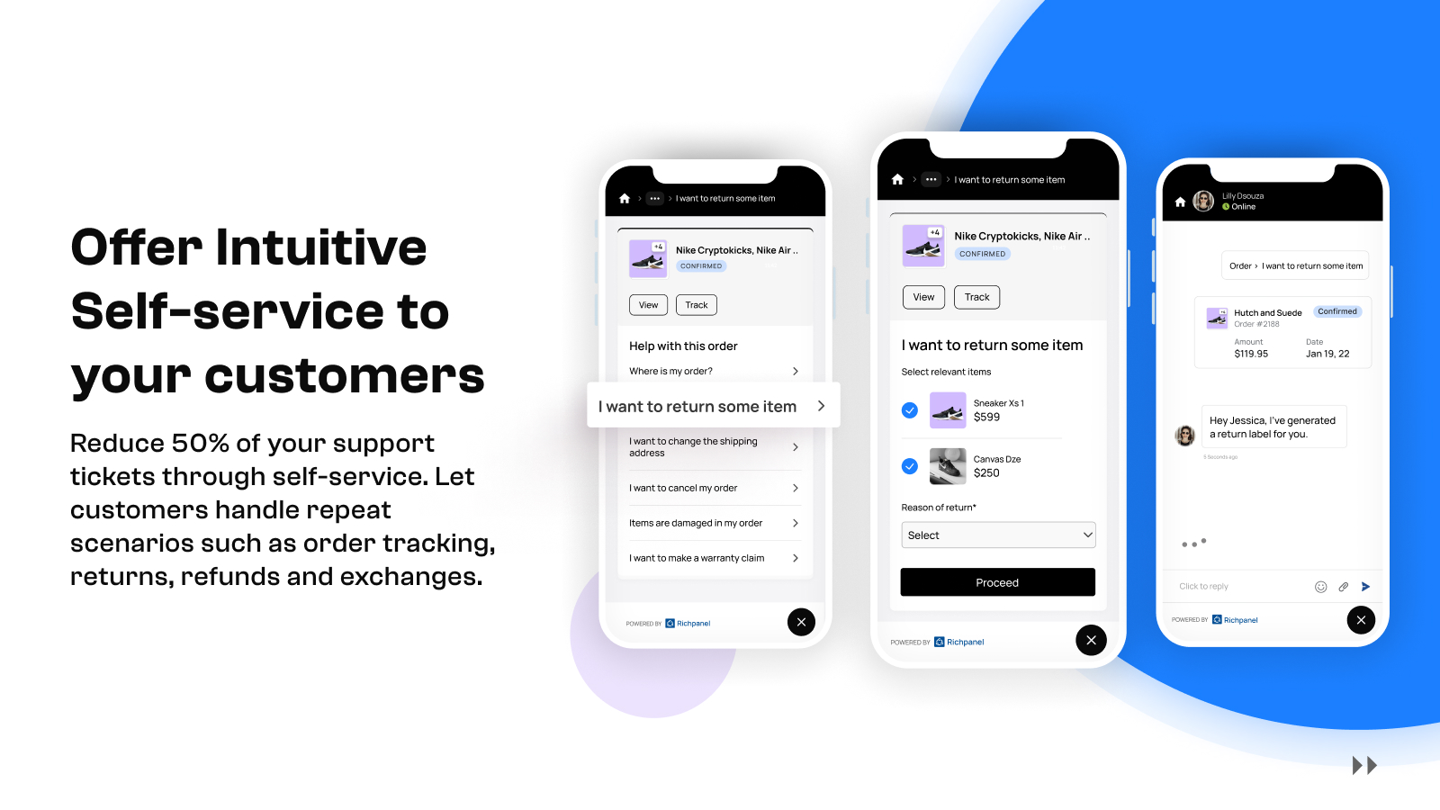 screenshot of Richpanel
