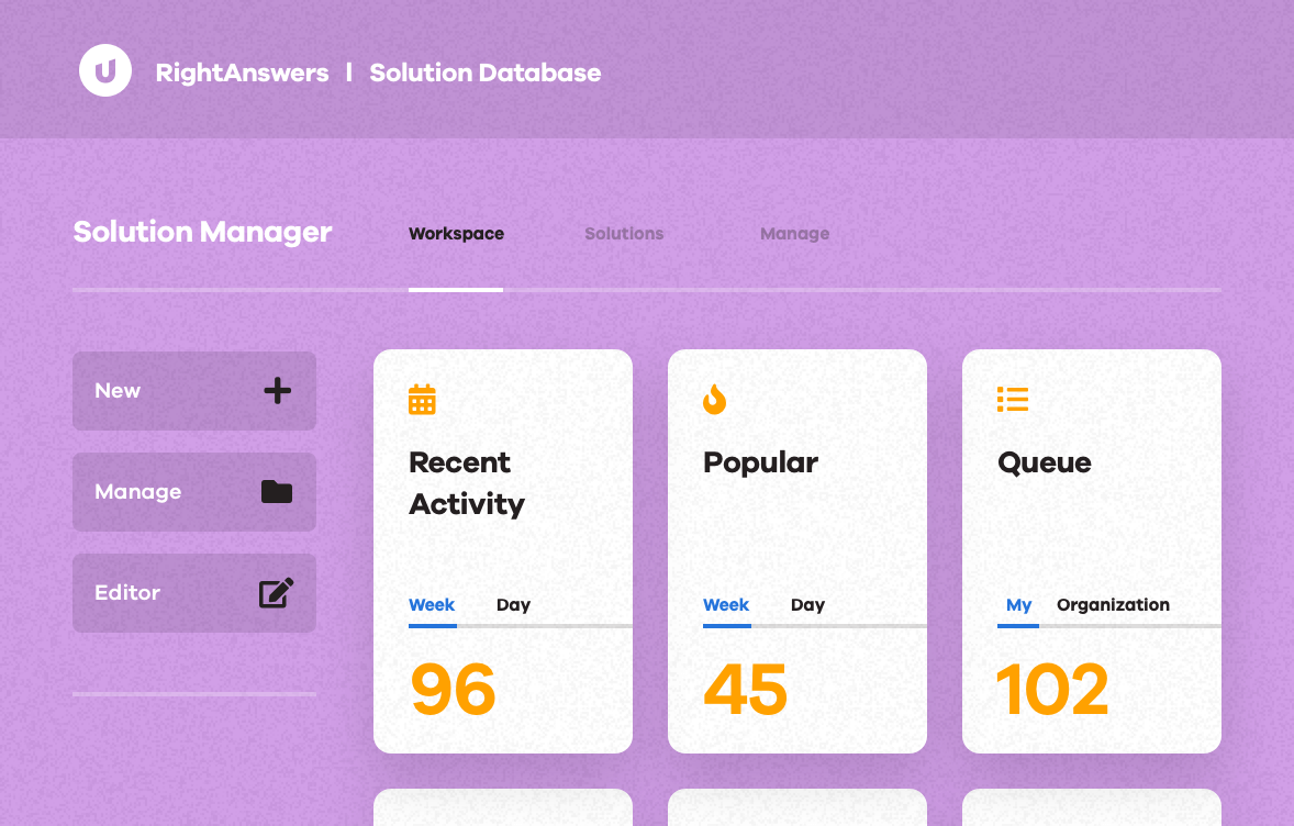 screenshot of RightAnswers