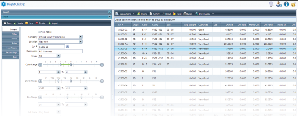 screenshot of RightClick