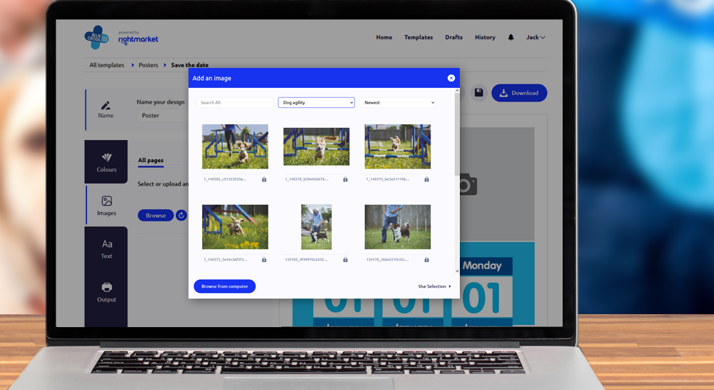 screenshot of RightMarket