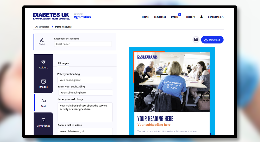 screenshot of RightMarket