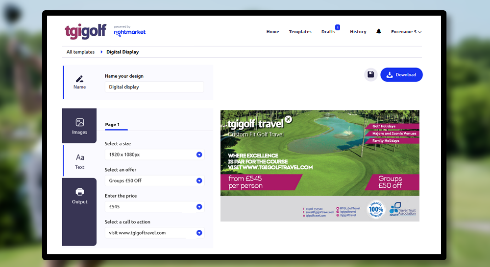 screenshot of RightMarket