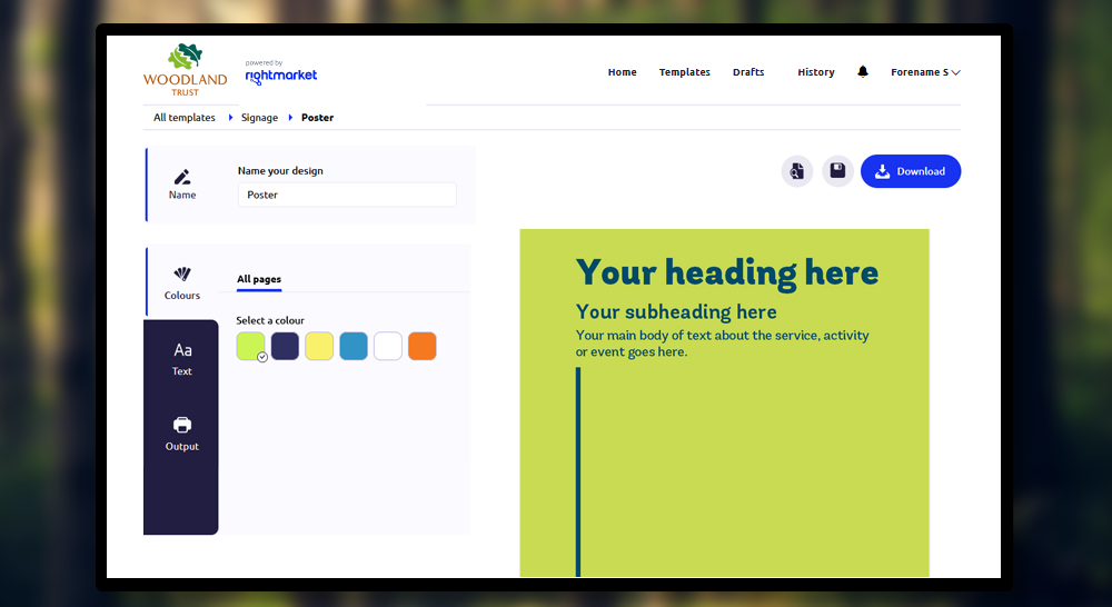 screenshot of RightMarket