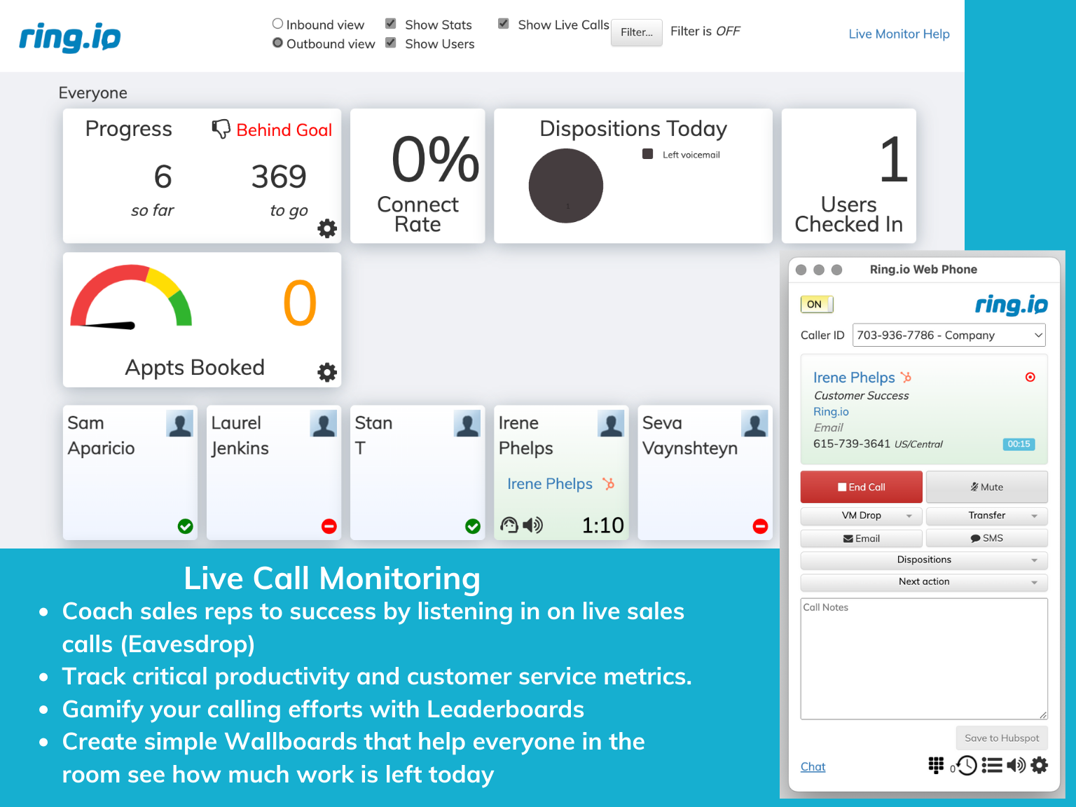 screenshot of Ring.io