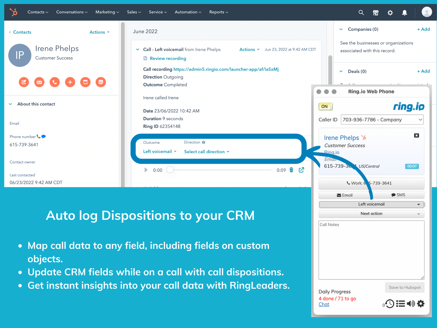 screenshot of Ring.io