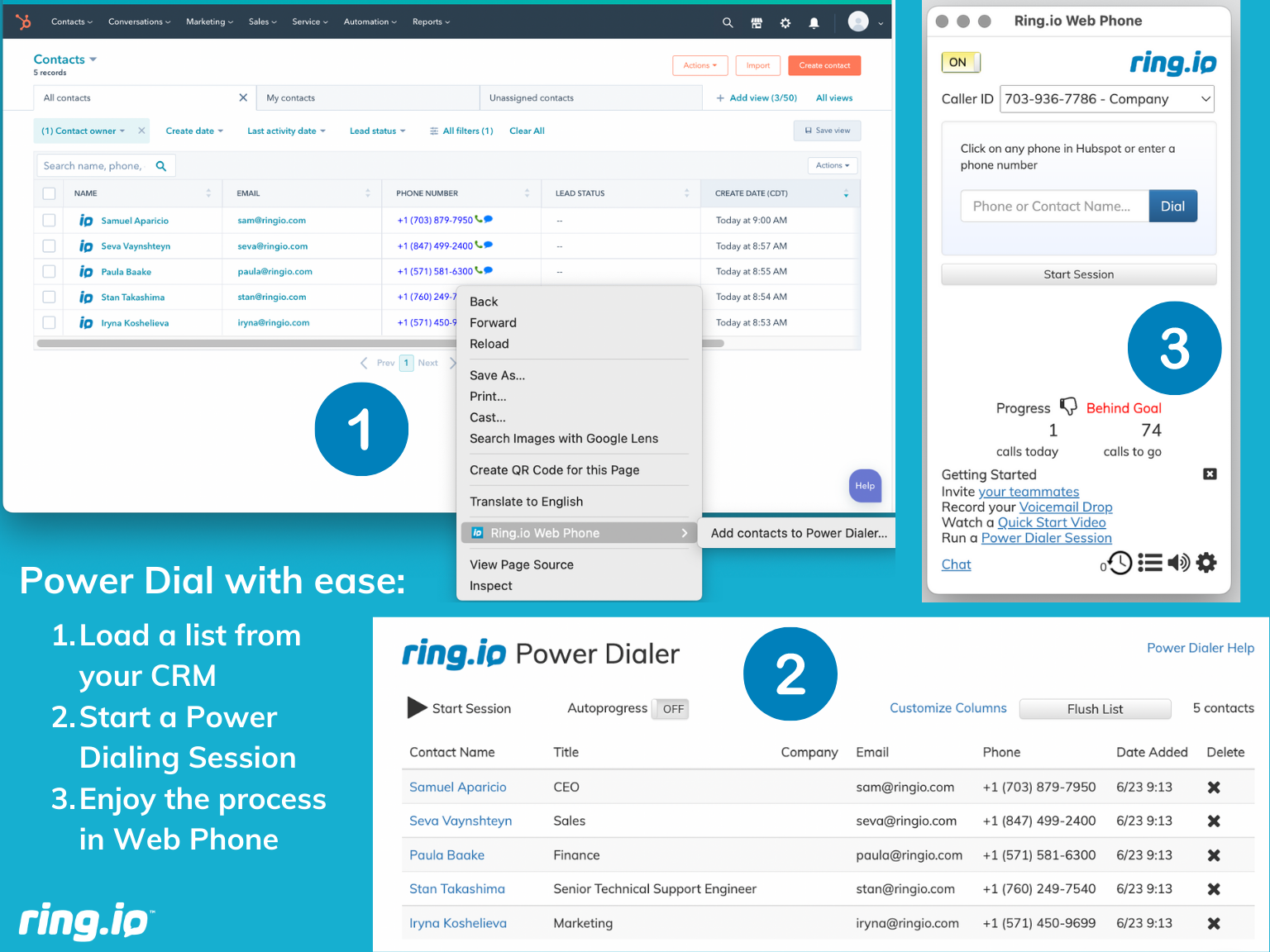 screenshot of Ring.io