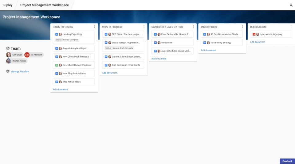 screenshot of Ripley