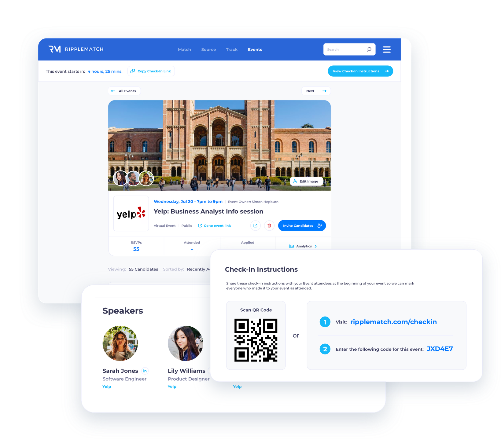 screenshot of RippleMatch