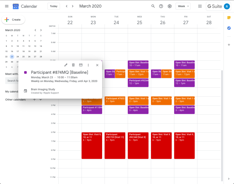 screenshot of Ripple