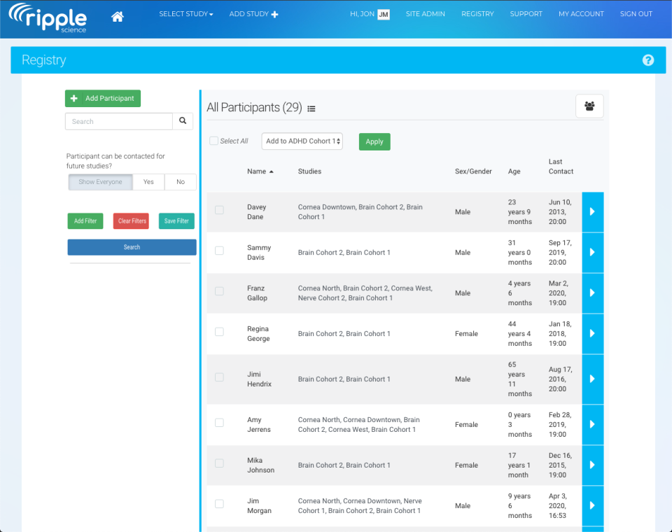 screenshot of Ripple