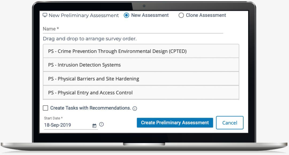screenshot of RiskWatch