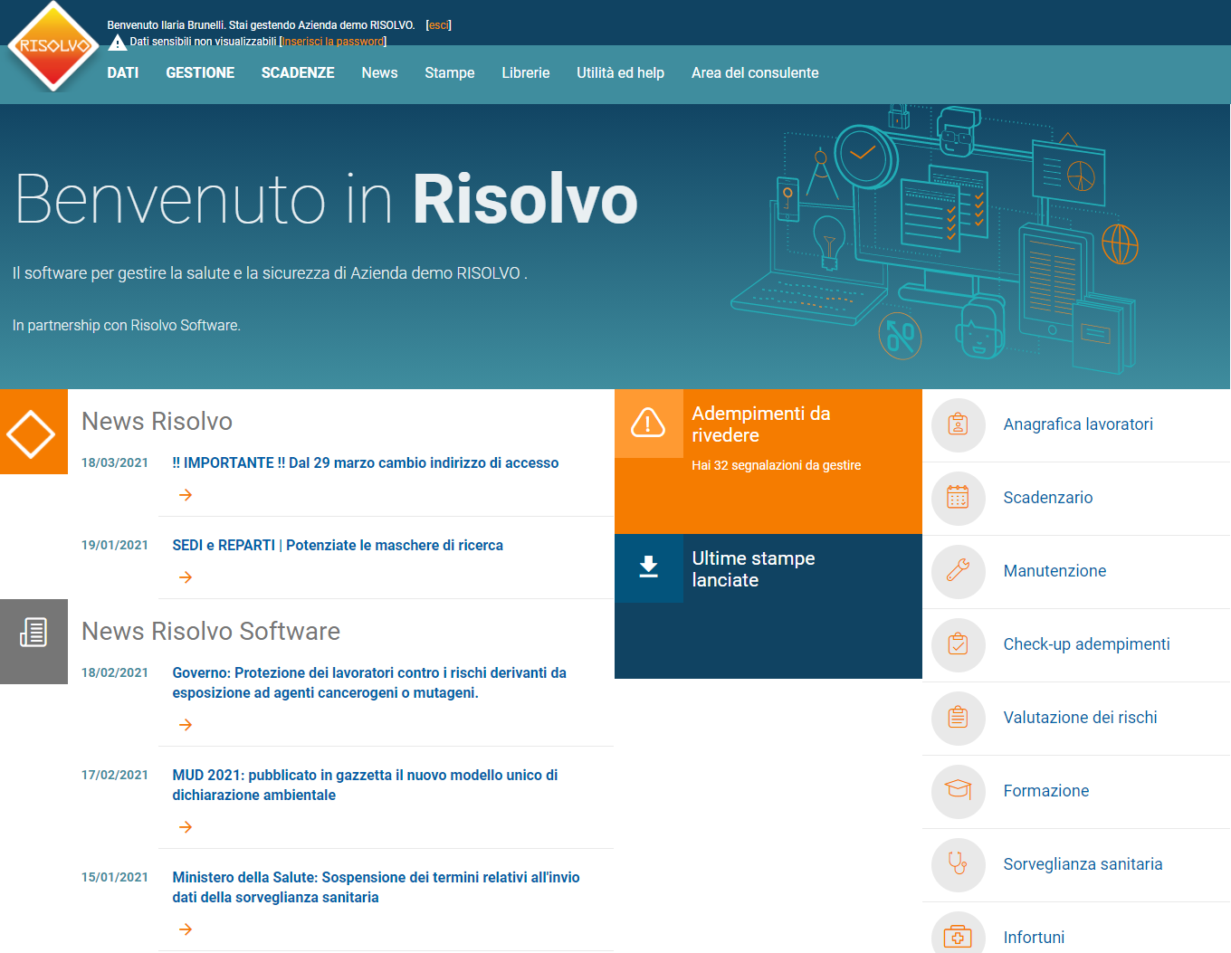 screenshot of Risolvo