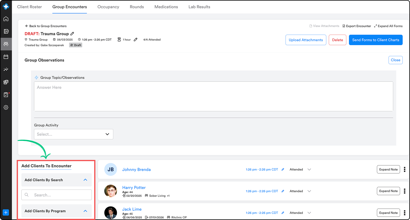 screenshot of Ritten
