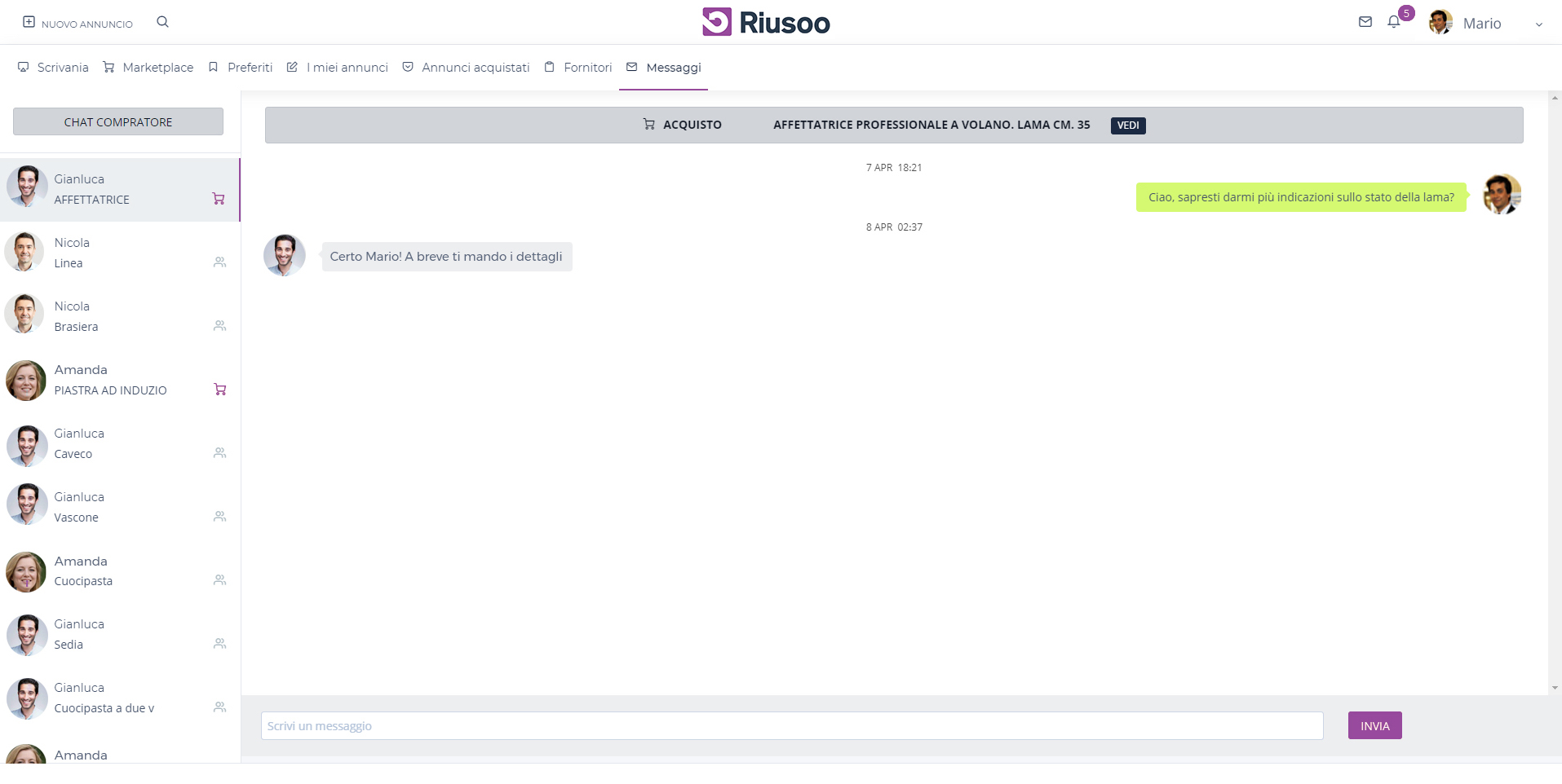screenshot of Riusoo
