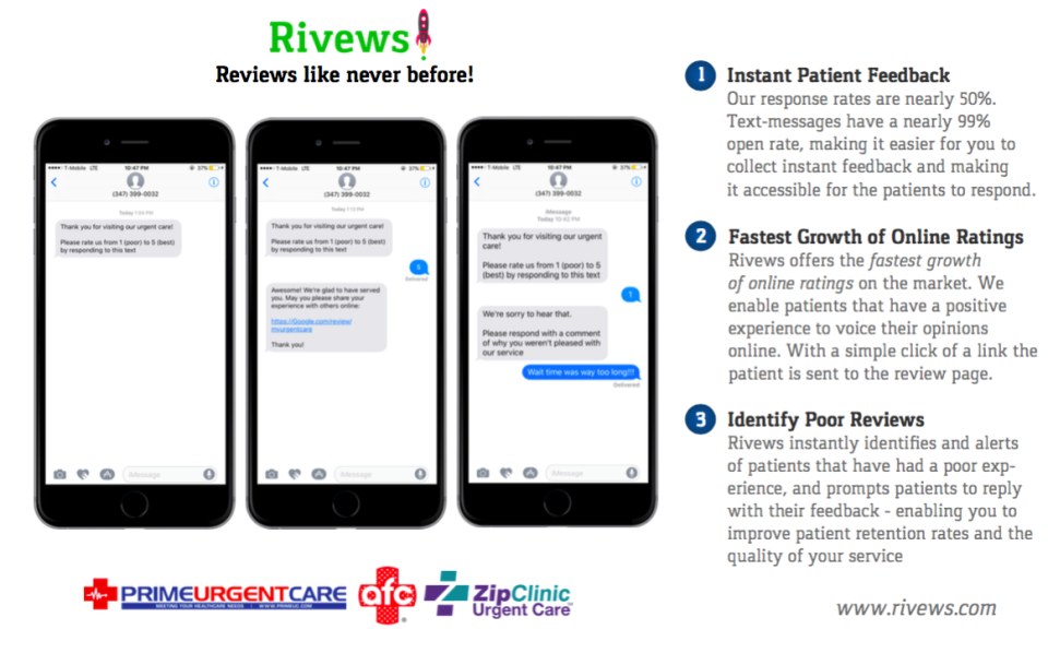 screenshot of Rivews
