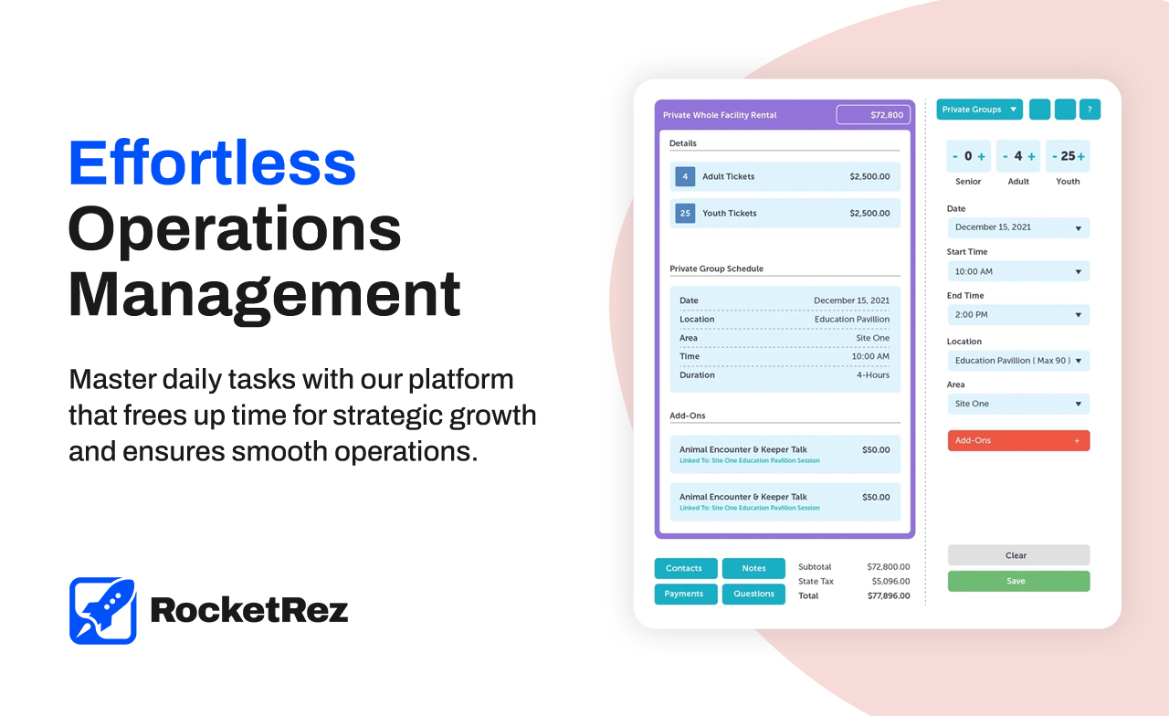screenshot of RocketRez