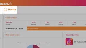screenshot of RocketScreens