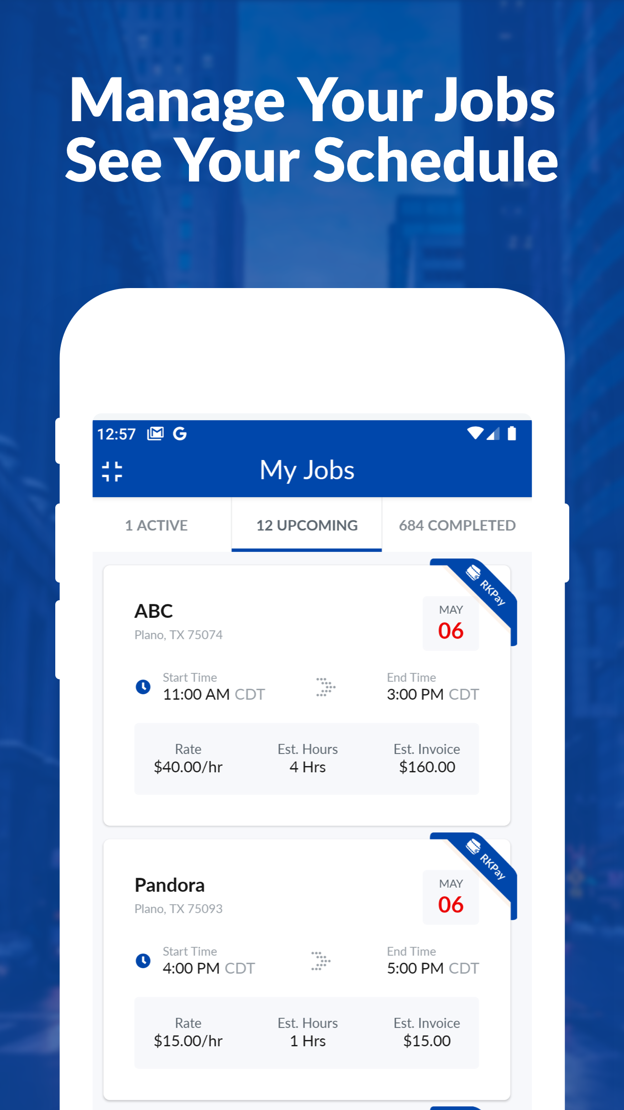 screenshot of RollKall