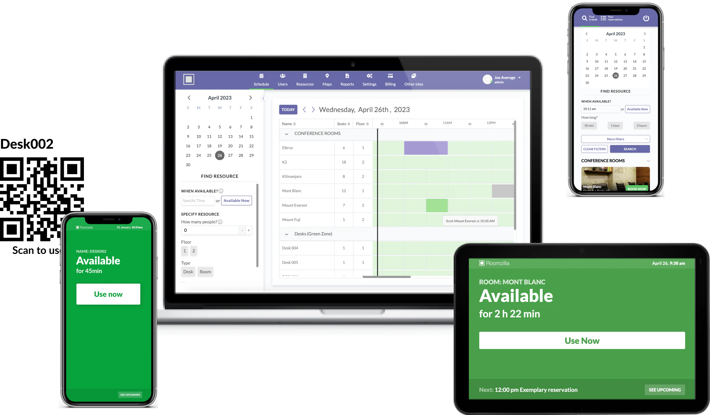 screenshot of Roomzilla