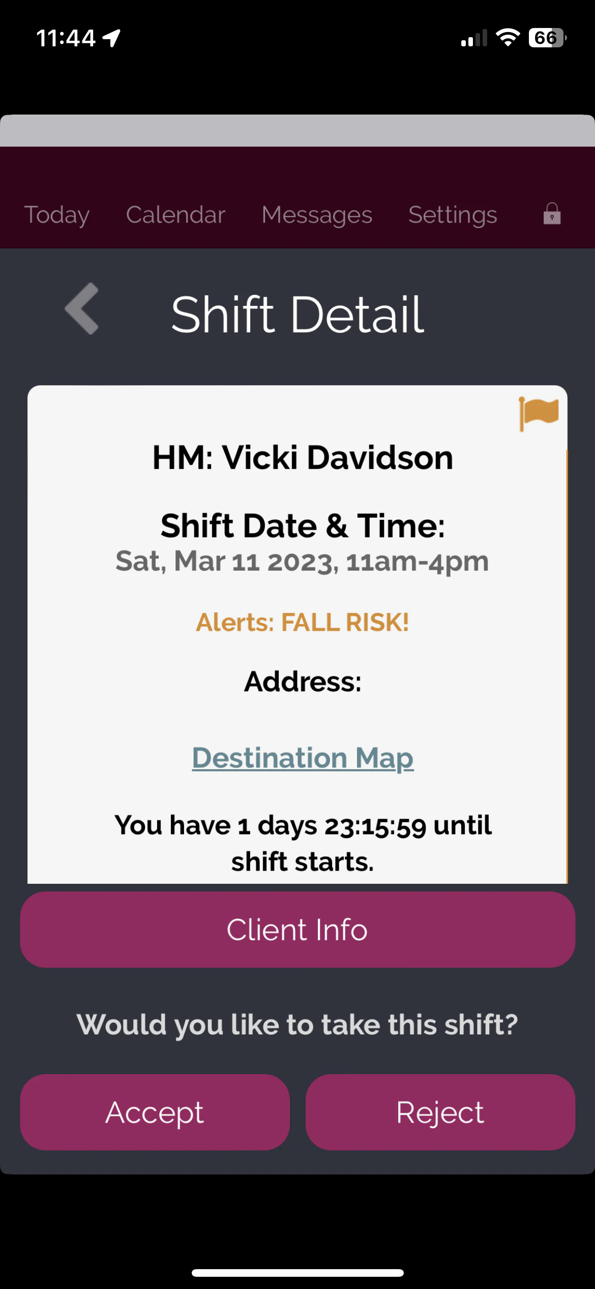 screenshot of Rosemark