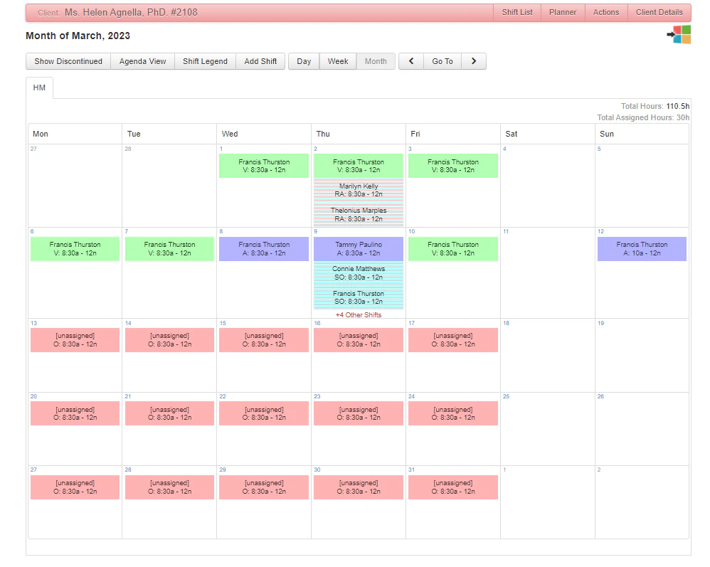 screenshot of Rosemark