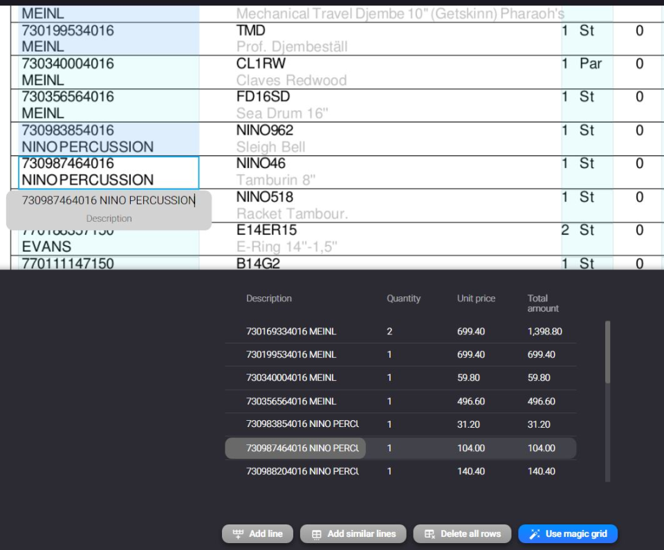 screenshot of Rossum