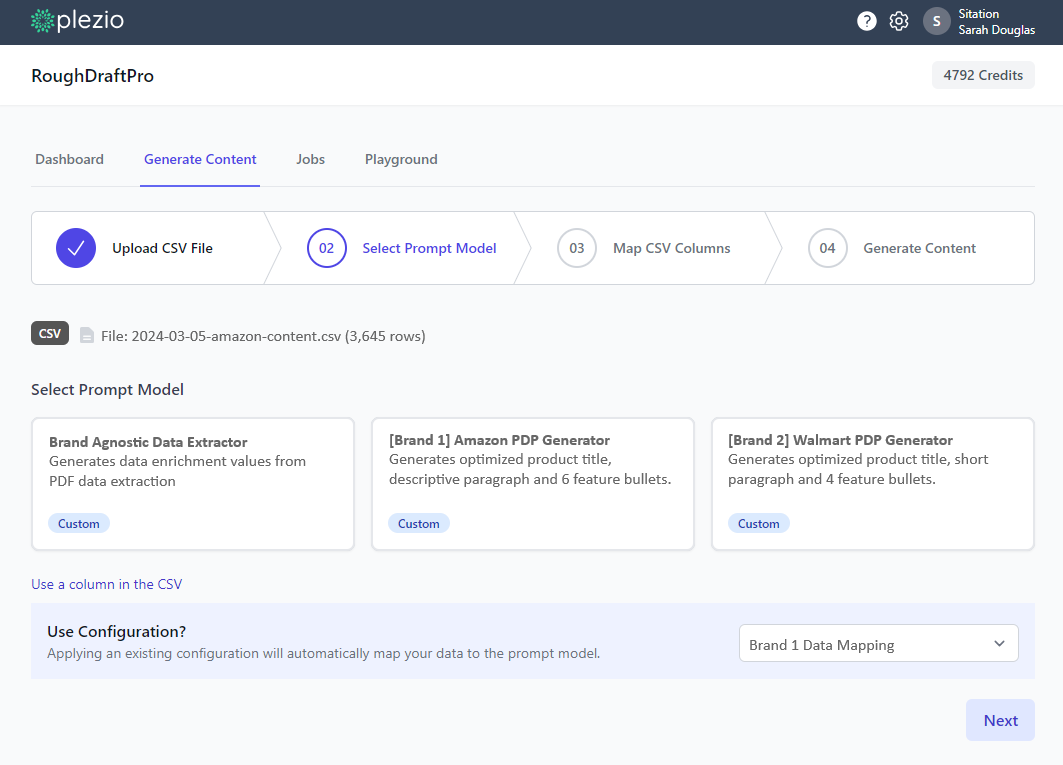 screenshot of RoughDraftPro