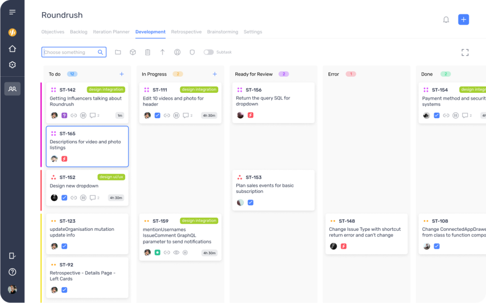 screenshot of Roundrush