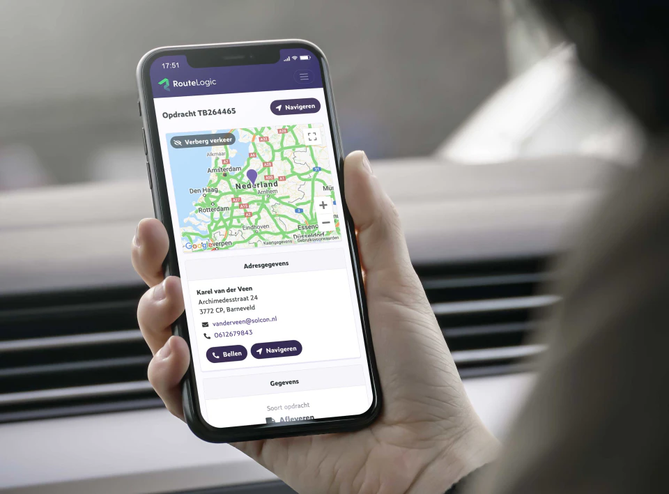 screenshot of RouteLogic