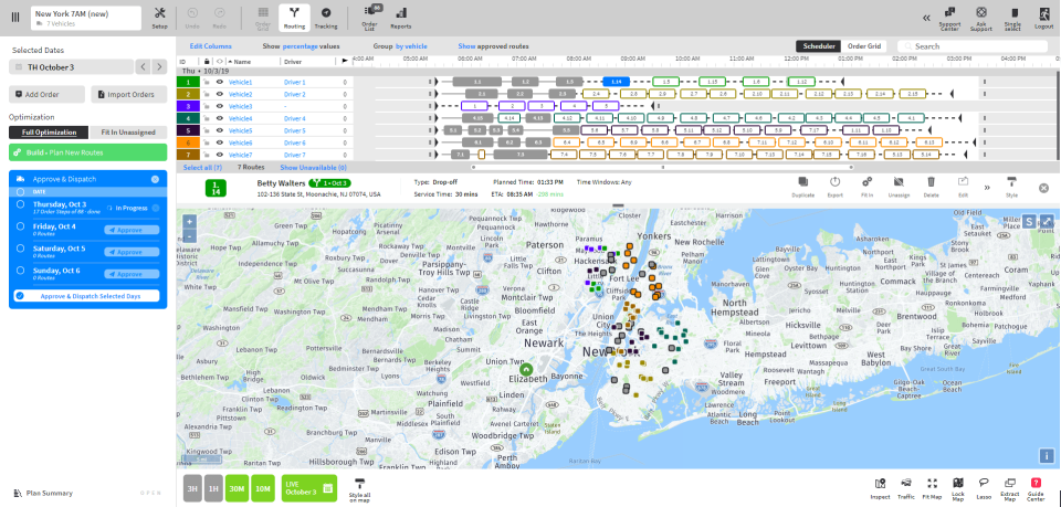 screenshot of RouteManager