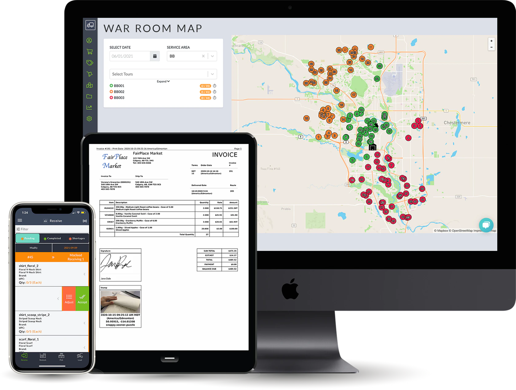 screenshot of Routeique