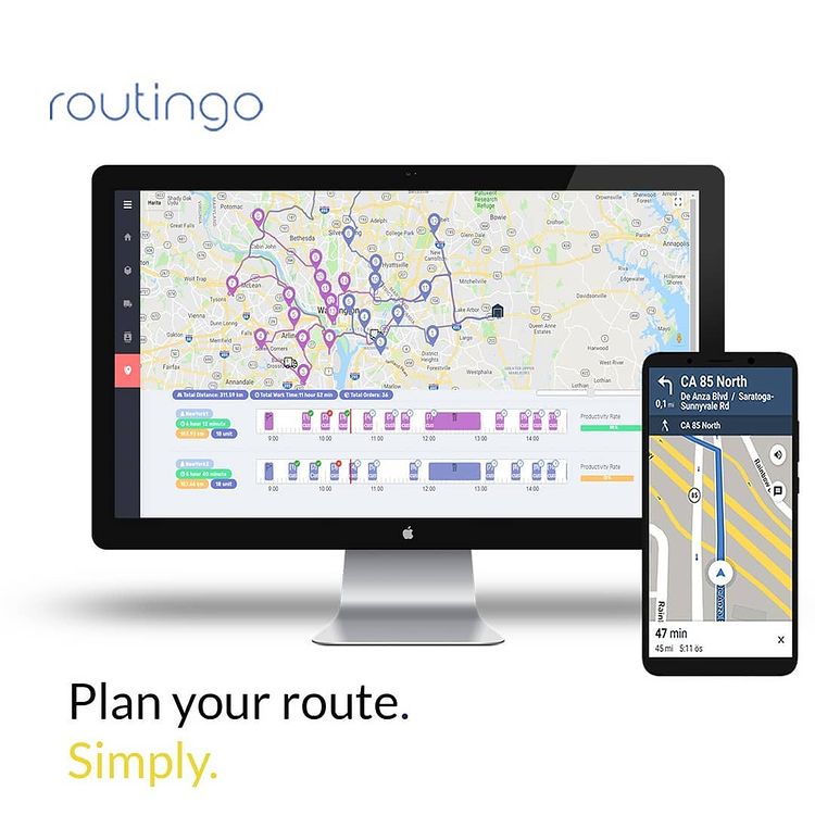 screenshot of Routingo