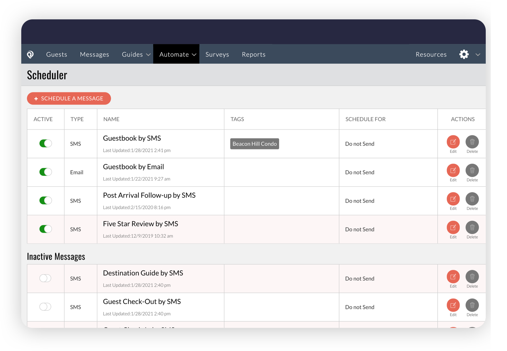 screenshot of RueBaRue