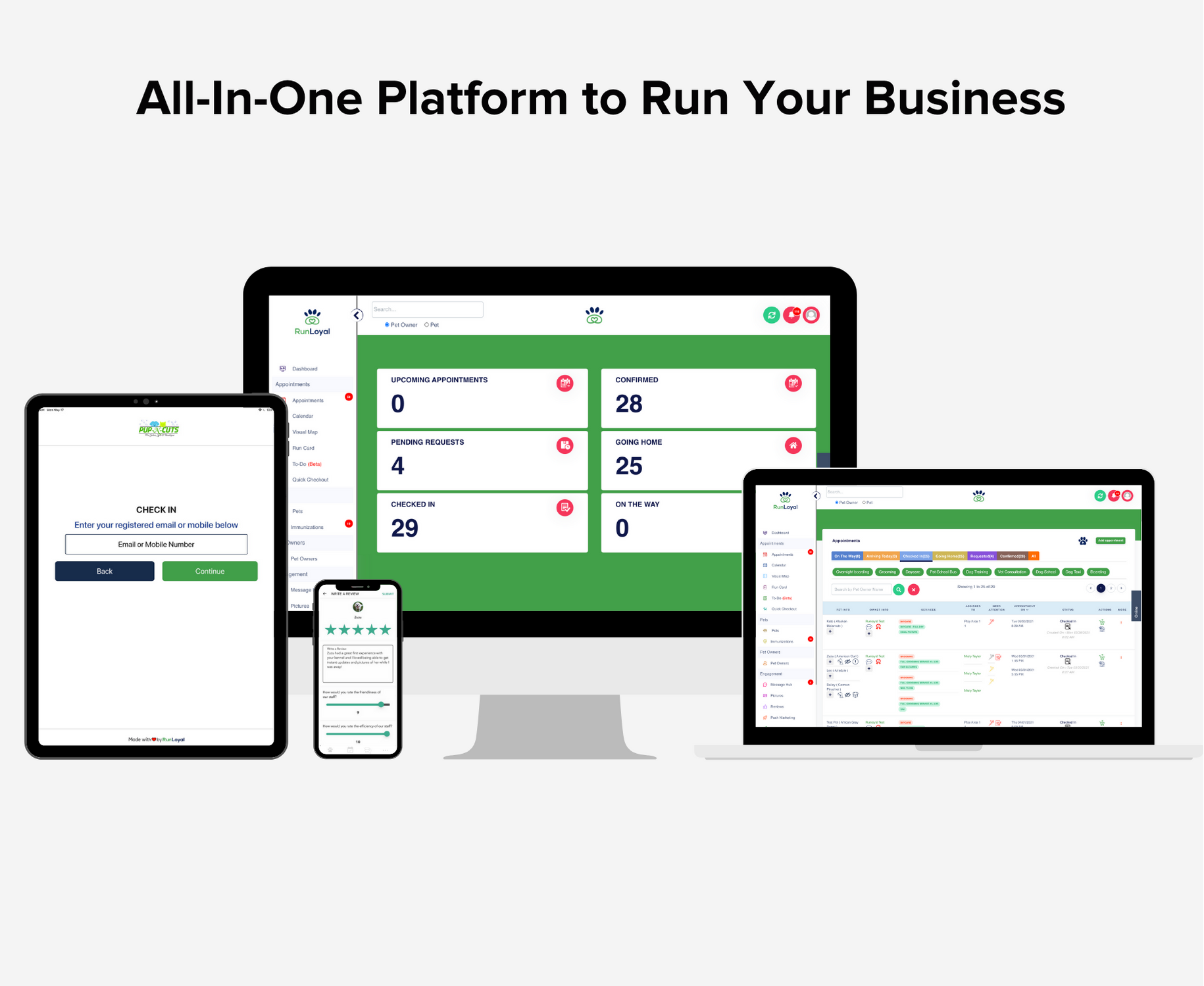 screenshot of RunLoyal