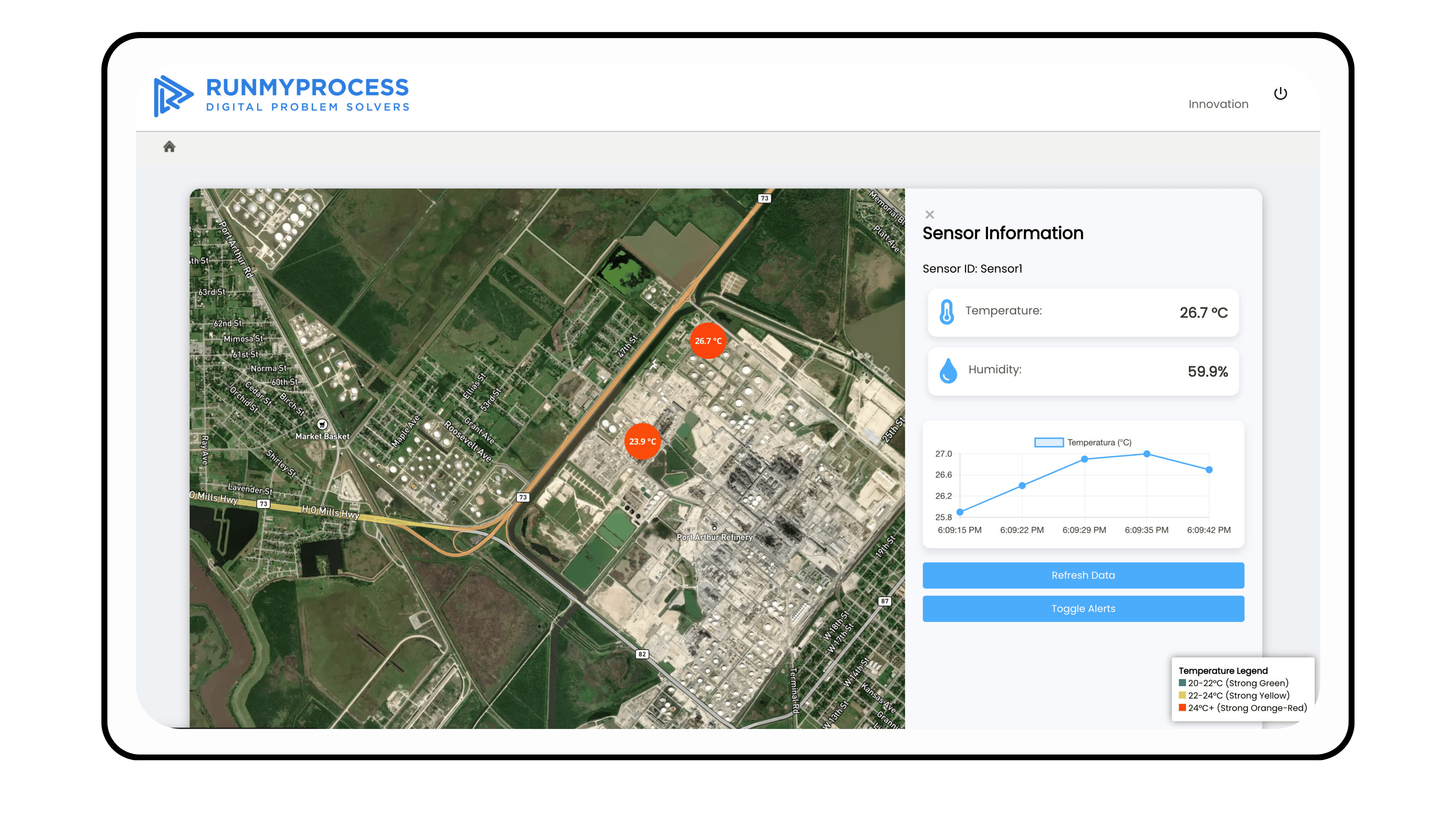 screenshot of RunMyProcess