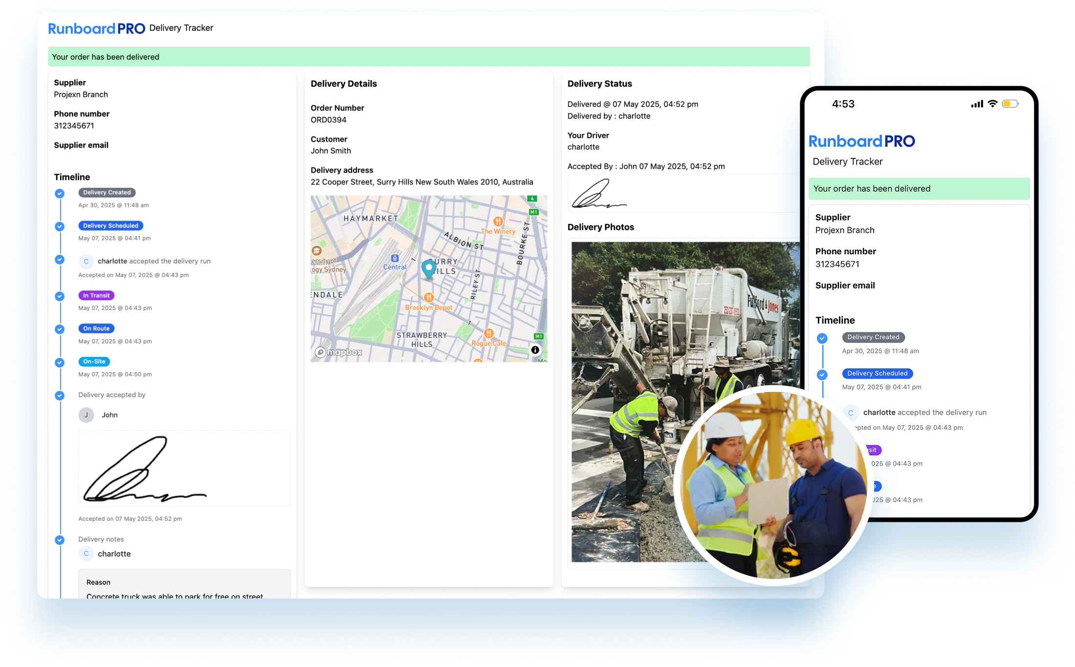 screenshot of RunboardPRO