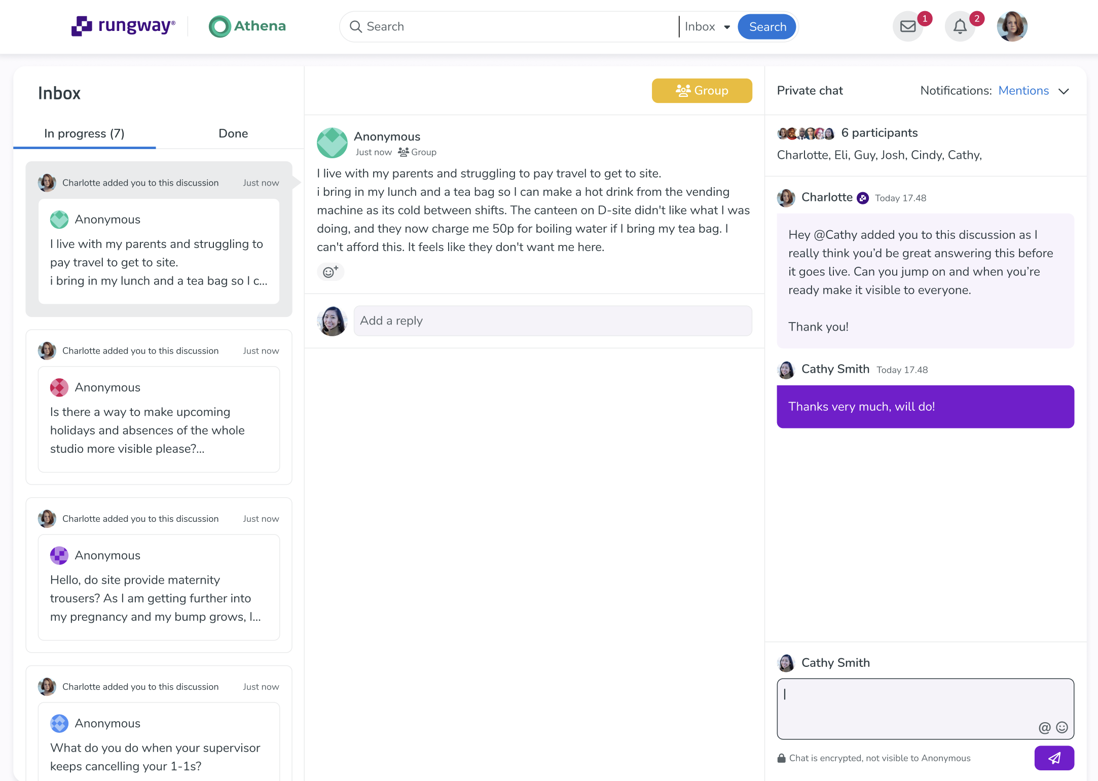 screenshot of Rungway