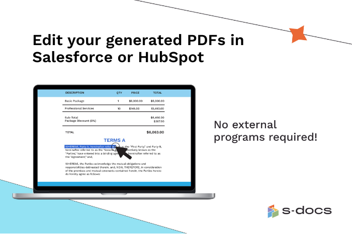 screenshot of S-Docs